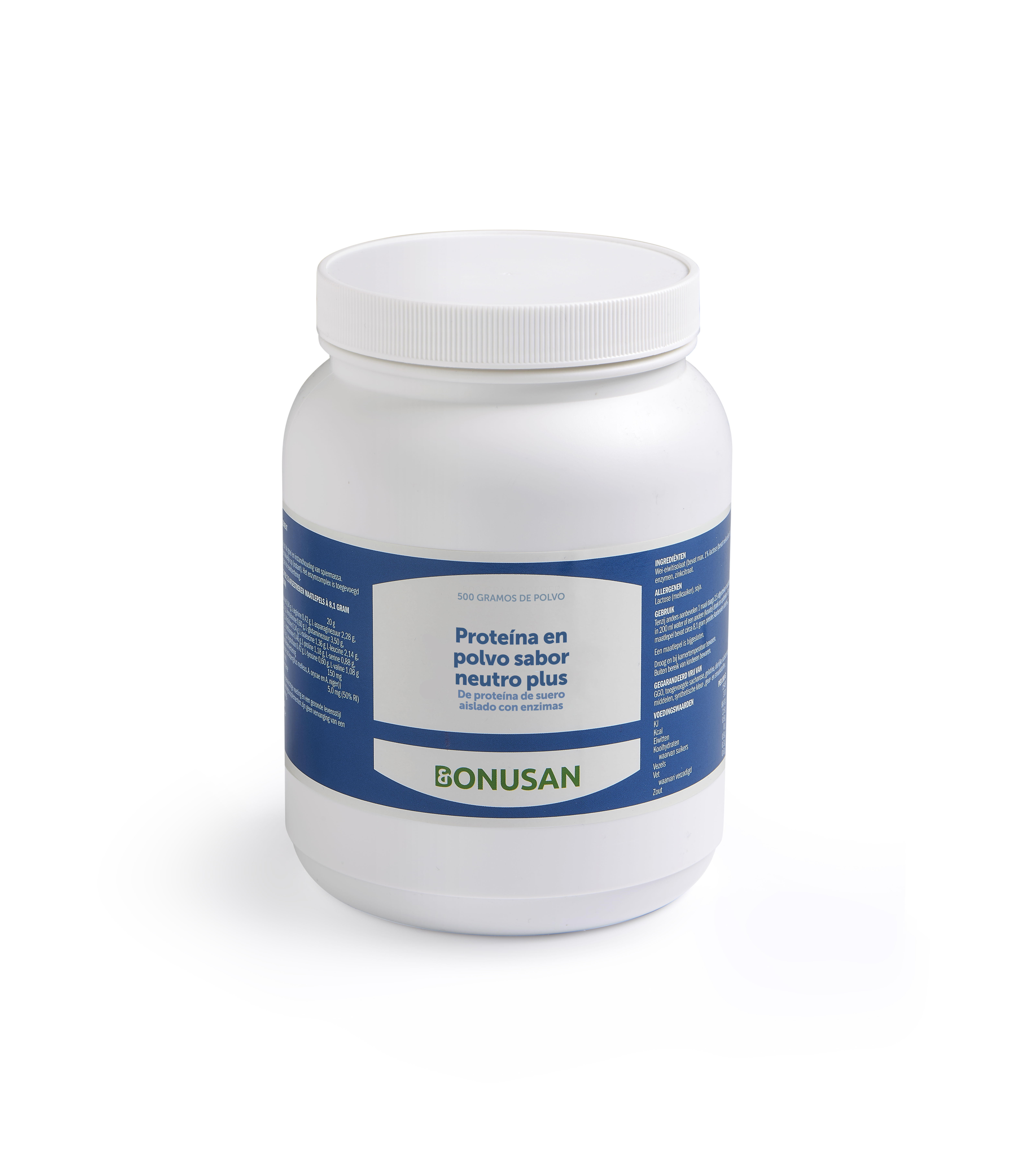Proteína en polvo sabor neutro plus
