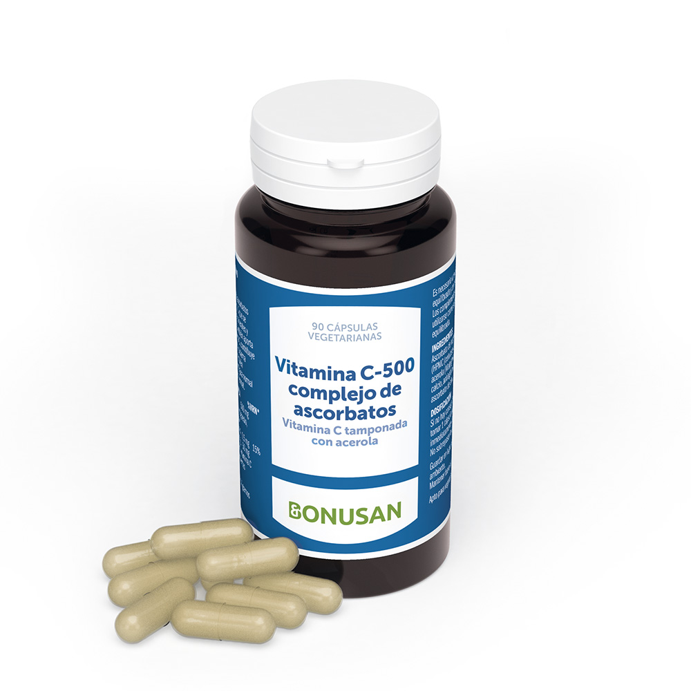Vitamina C-500 complejo de ascorbatos 