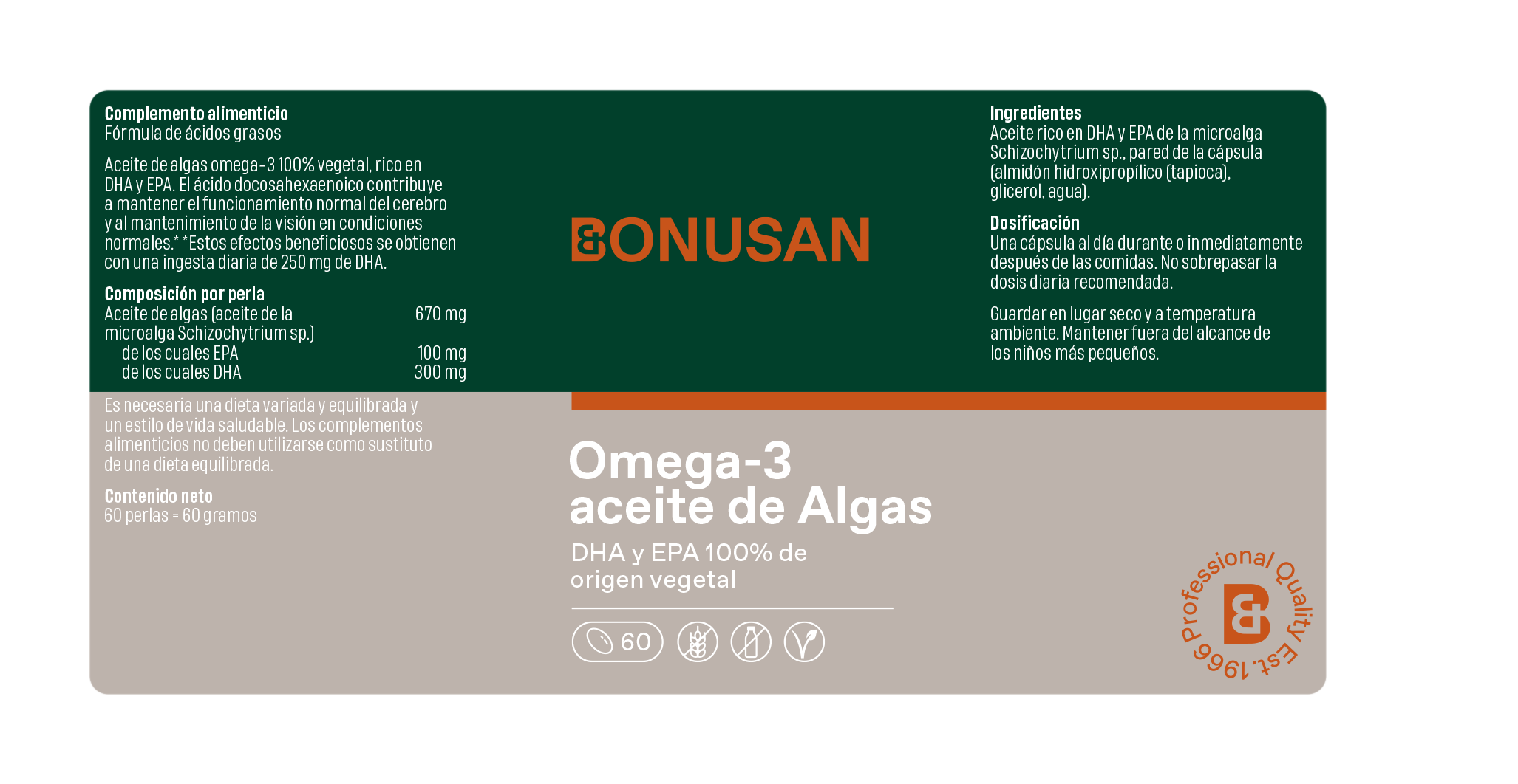 Omega-3 Aceite de algas