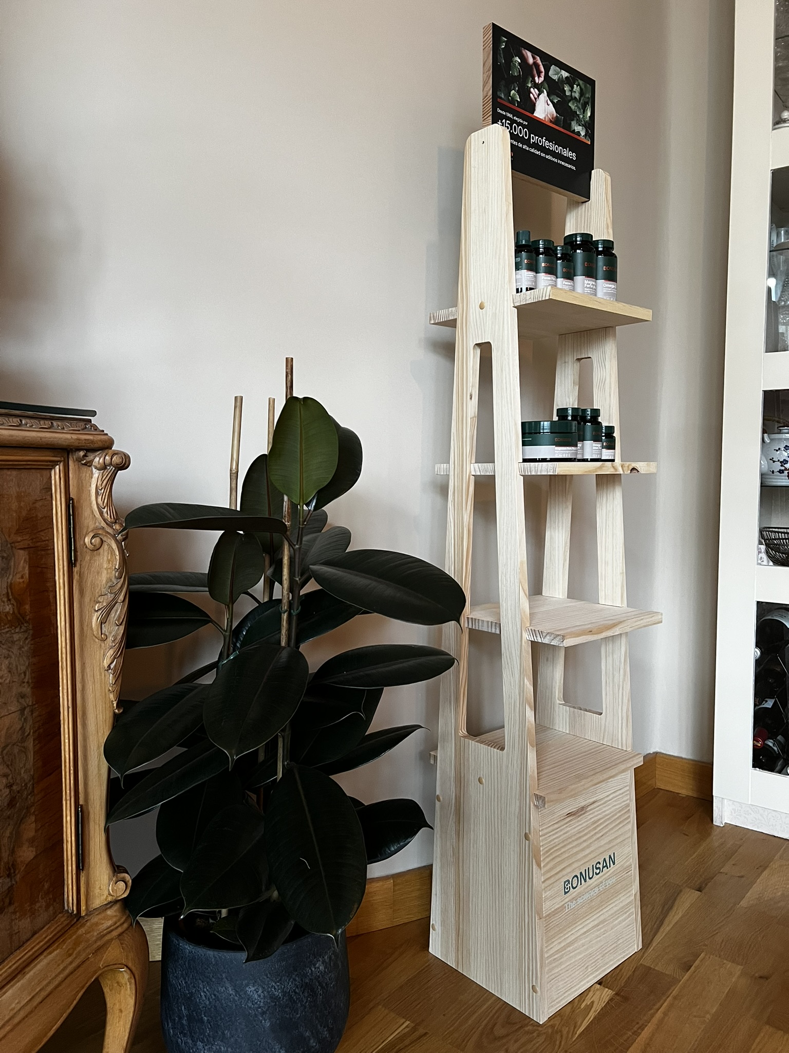 Expositor de pie · Bonusan