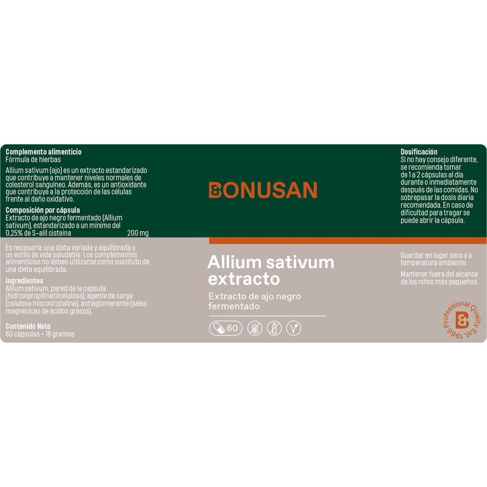 Allium sativum extracto