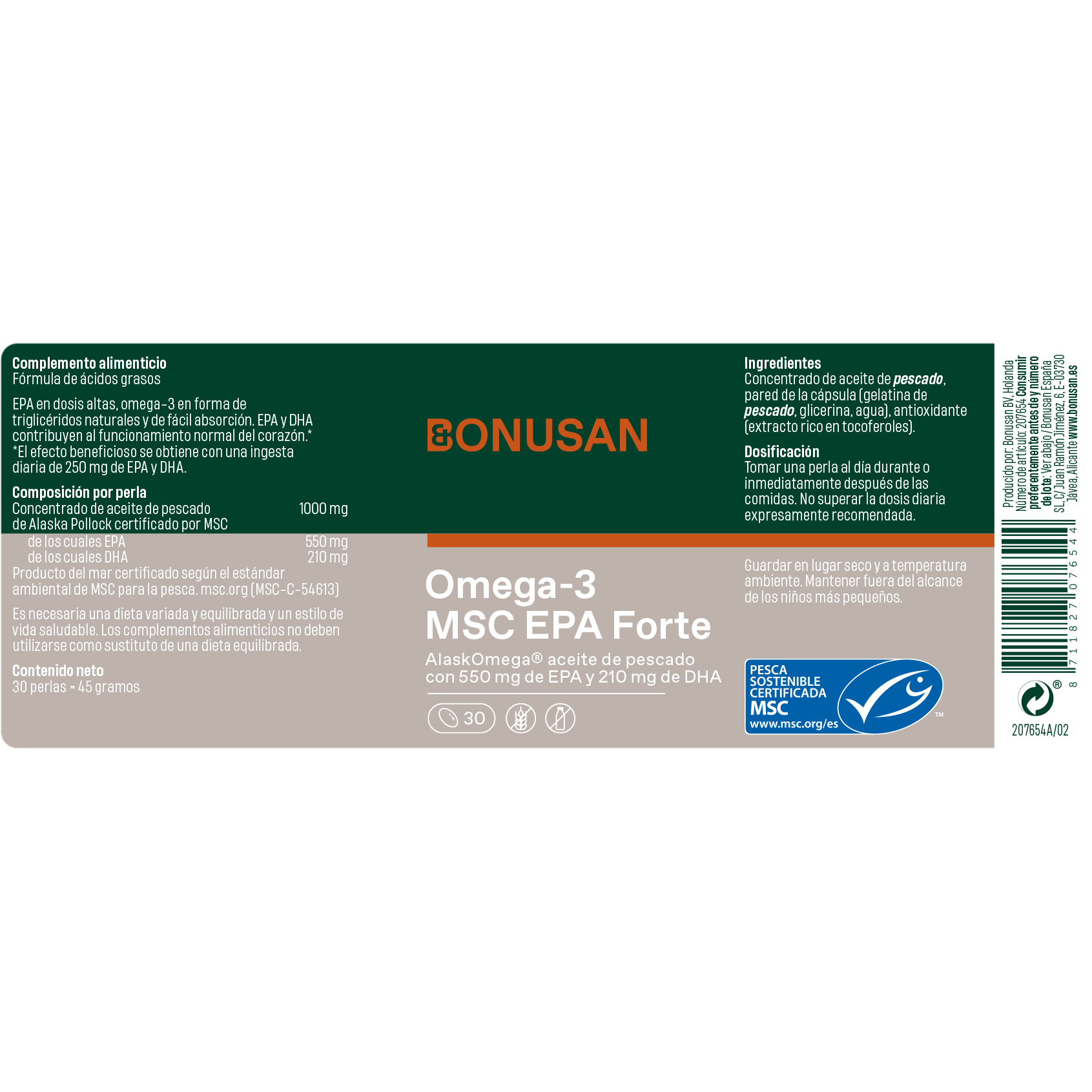 Omega-3 MSC EPA Forte