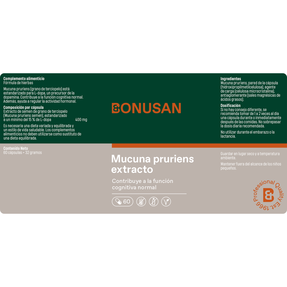Mucuna pruriens extracto