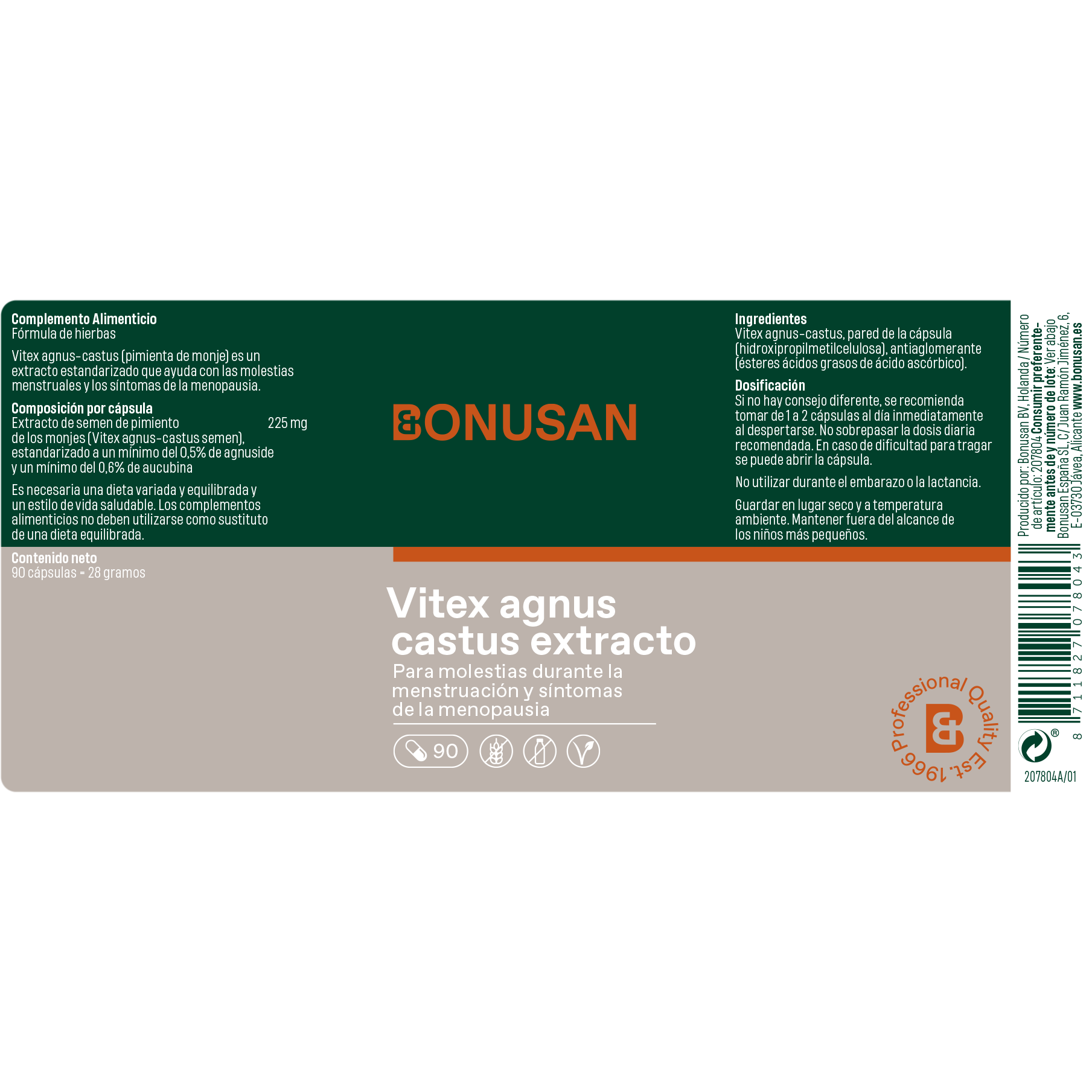 Vitex agnus castus extracto