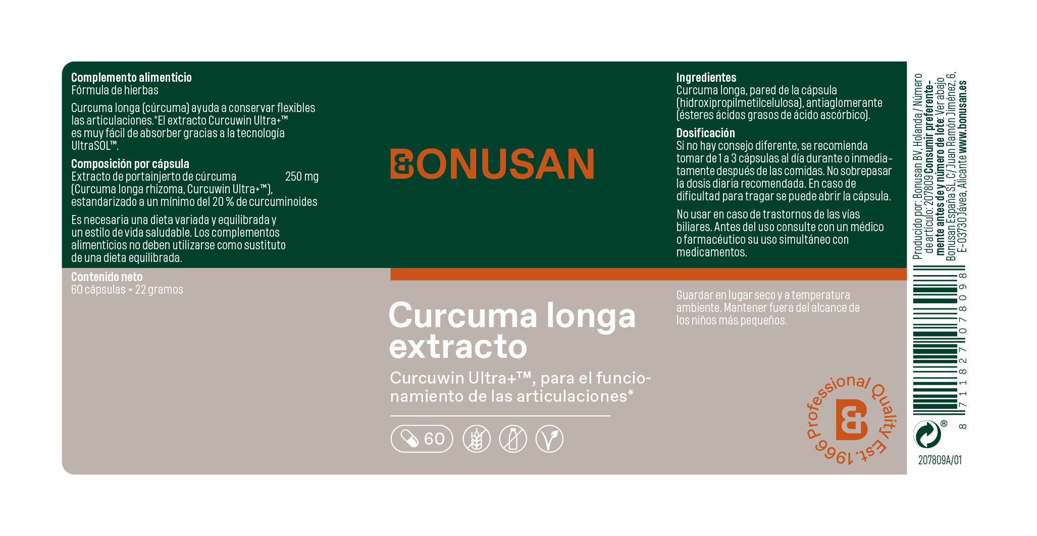 Curcuma longa extracto