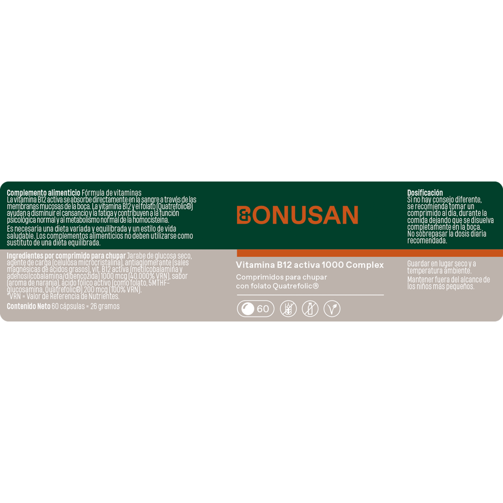 Vitamina B12 activa 1000 Complex