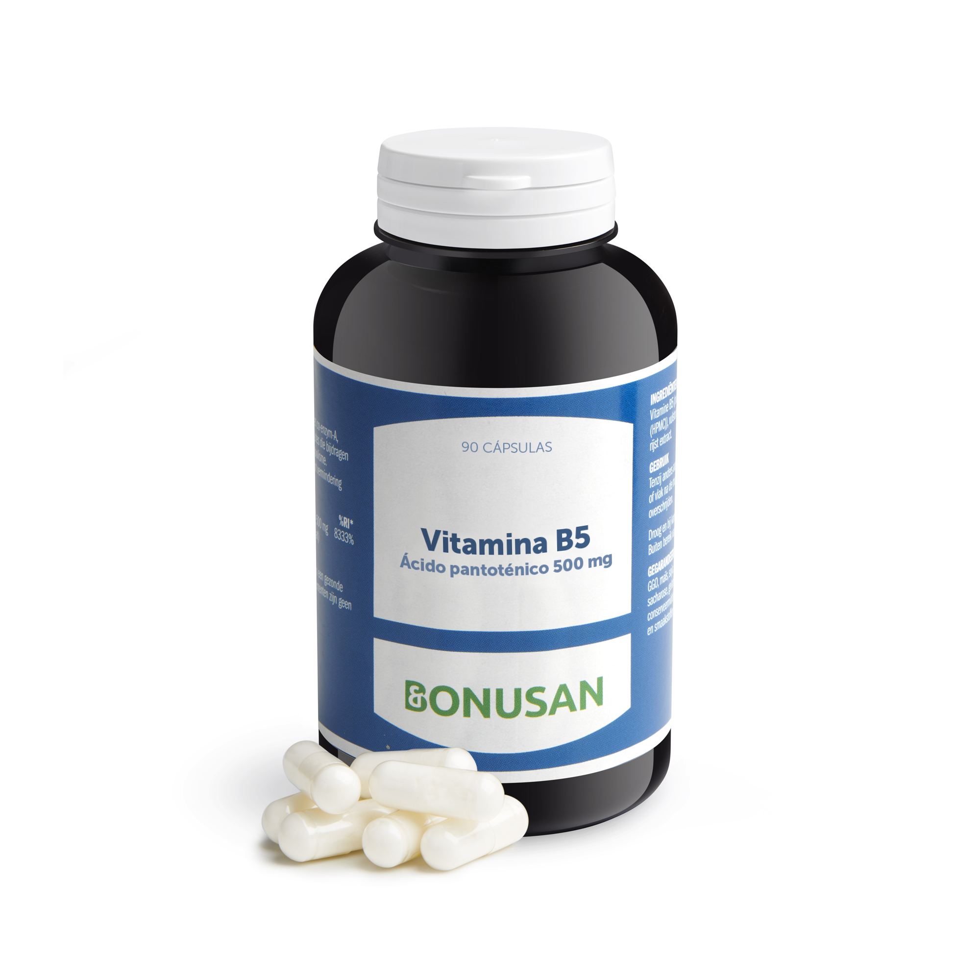 Vitamina B5 Ácido pantoténico 500 mg