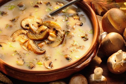 Receta: sopa de setas otoñal