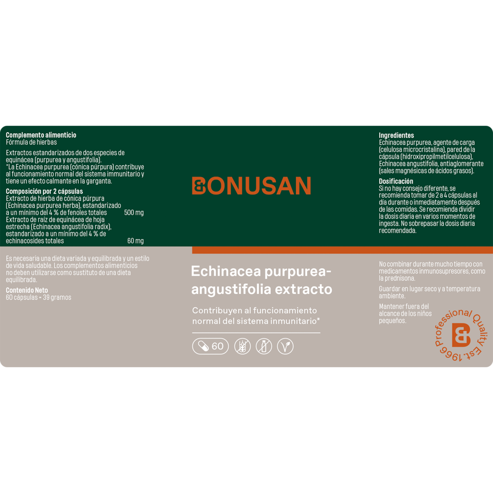 Echinacea purpurea-angustifolia extracto