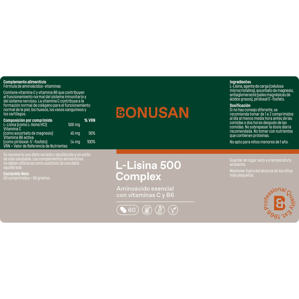 L-Lisina 500 Complex