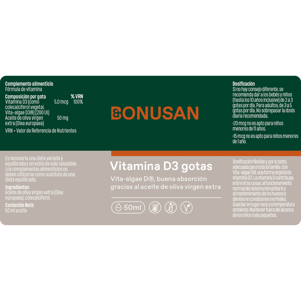 Vitamina D3 gotas