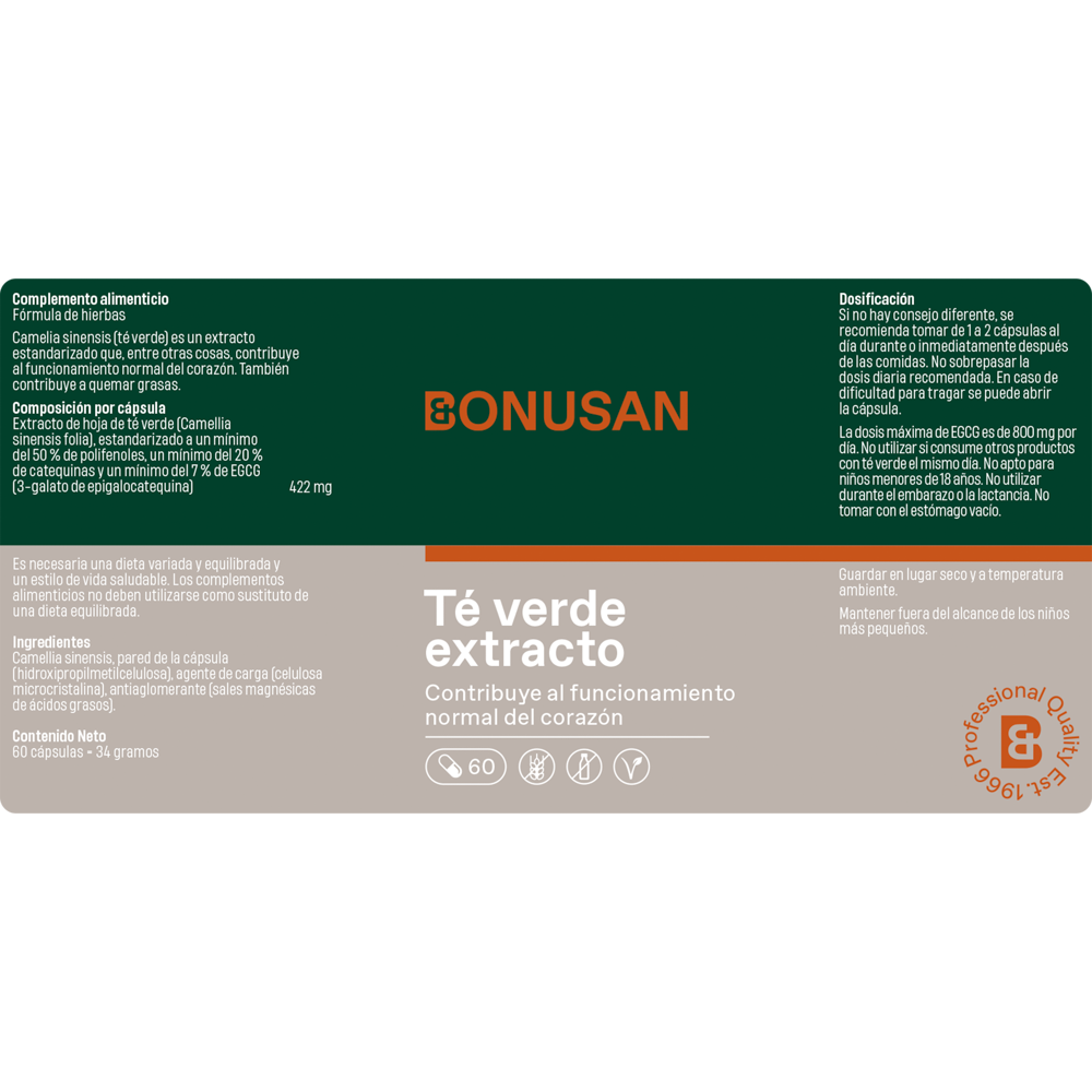 Té verde extracto