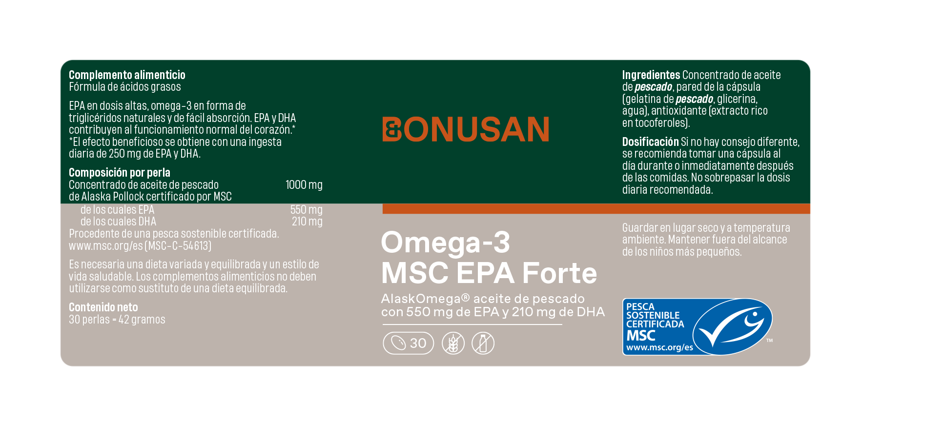 Omega-3 MSC EPA Forte