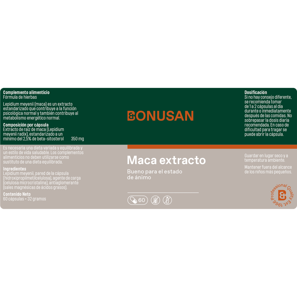 Maca extracto