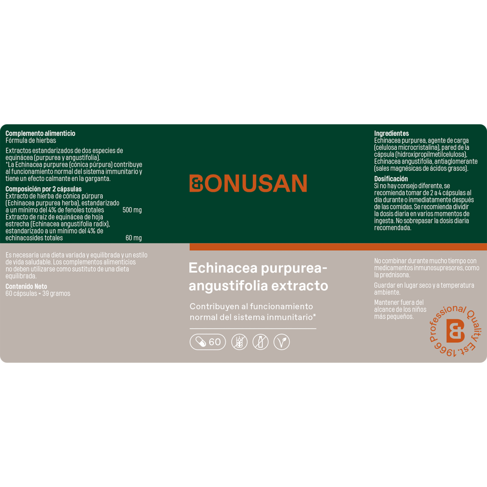 Echinacea purpurea-angustifolia extracto